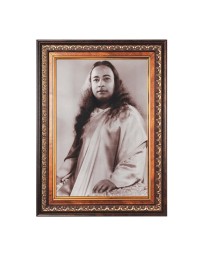Sri Paramahansa Yogananda Color Photo 10x14 Inch - Vibrant Religious Wall Art for Home or Office Decor.