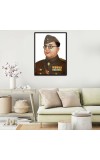 Netaji Subhash Candra Bose Laminated Photo - 5x7 Inches, Divine Blessings for Home & Office and Temple Decoration