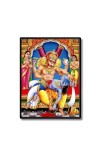 Narasimha Laminated Photo - 5x7 Inches, Divine Blessings for Home & Office and Temple Decoration