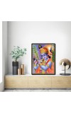 Krishna Laminated Photo - 5x7 Inches, Divine Blessings for Home & Office and Temple Decoration