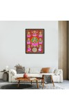 Ashtalakshmi Laminated Photo - 5x7 Inches, Divine Blessings for Home & Office and Temple Decoration