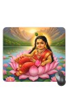 Customized Goddess Radha Picture Sublimation Mouse Pad | 8 X 7.5 Inch | Smooth Cloth Surface | Non-Slip Rubber Base | Personalized Mousepad for Laptop & Desktop (F17011)
