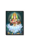 Saraswati Laminated Photo - 5x7 Inches, Divine Blessings for Home & Office and Temple Decoration