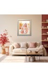 Modern Textured White & Gold Photo Frame | Elegant Decorative Picture Frame for Wall & Tabletop | Premium Display Frame for Home, Office & Art Décor
