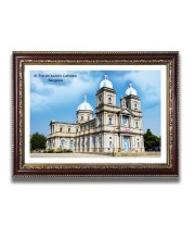 St. Francis Xavier Church Photo Frame, Beautiful Elegant Framed Wall Art of Iconic Cathedral