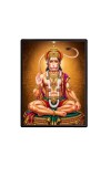 Hanuman Laminated Photo - 11x13 Inches, Divine Blessings for Home & Office and Temple Decoration