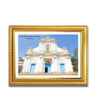 Immaculate Conception Cathedral Church Photo Frame, Beautiful Elegant Framed Wall Art of Iconic Cathedral