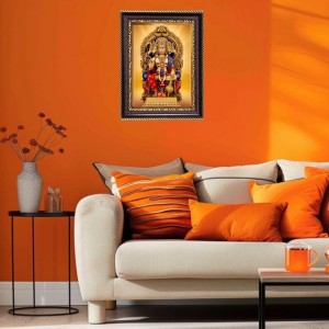 Lord Hanuman Ji Digital Print Photo 12.7x14.7 inches (I6082) - Vibrant Religious Wall Art for Home or Office Decor.