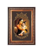 Sri Krishna Color Photo 10x14 Inch - Vibrant Religious Wall Art for Home or Office Decor.