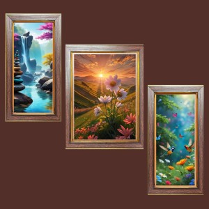 3-Pack Stunning view Photo Frames - 2 Pieces 14x21 Inch & 1 Piece 18x21 Inch - Rustic Wall Art for Home & Office Decor - Botanical Wall Hanging for Living Room, Bedroom, or Workspace 3-Pack Stunning view Photo Frames - 2 Pieces 14x21 Inch & 1 Piece 18x21 Inch - Rustic Wall Art for Home & Office Decor - Botanical Wall Hanging for Living Room, Bedroom, or Workspace
