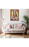 Maa Kaali Laminated Photo - 9x11 Inches, Divine Blessings for Home & Office and Temple Decoration