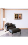 Lord vishnu and goddess durga Photo Frame - 13x17Inches - Spiritual Artwork for Home Decor, Puja Room and Office Decoration