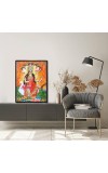 Maa Manasa Laminated Photo - 7x9 Inches, Divine Blessings for Home & Office and Temple Decoration