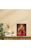Durga Laminated Photo - 5x7 Inches, Divine Blessings for Home & Office and Temple Decoration