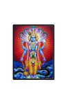 Vishnu Laminated Photo - 5x7 Inches, Divine Blessings for Home & Office and Temple Decoration