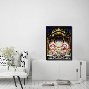 Jagannath Laminated Photo - 5x7 Inches, Divine Blessings for Home & Office and Temple Decoration
