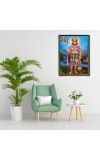Hanuman Laminated Photo - 5x7 Inches, Divine Blessings for Home & Office and Temple Decoration
