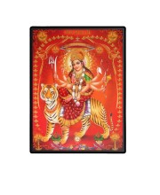 Durga Laminated Photo - 5x7 Inches, Divine Blessings for Home & Office and Temple Decoration