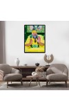 Premanand ji maharaj Laminated Photo - 5x7 Inches, Divine Blessings for Home & Office and Temple Decoration