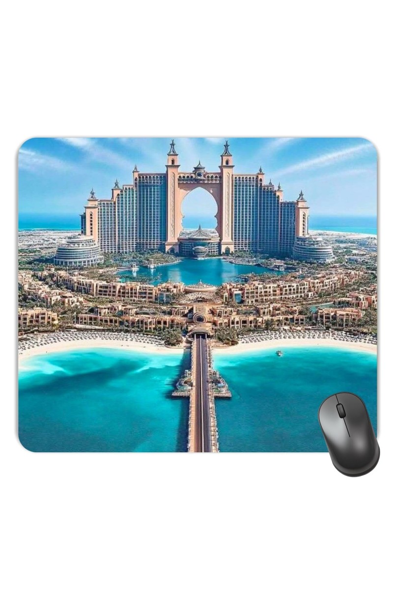 Customized Beautiful View Tower Picture Sublimation Mouse Pad | 8 X 7.5 Inch | Smooth Cloth Surface | Non-Slip Rubber Base | Personalized Mousepad for Laptop & Desktop (F17170)