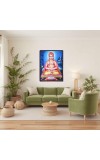 Dnyaneshwar Laminated Photo - 11x13 Inches, Divine Blessings for Home & Office and Temple Decoration