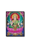 Lakshmi Laminated Photo - 5x7 Inches, Divine Blessings for Home & Office and Temple Decoration