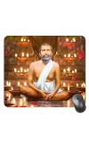 Customized Ramakrishna Paramahamsa Picture Sublimation Mouse Pad | 8 X 7.5 Inch | Smooth Cloth Surface | Non-Slip Rubber Base | Personalized Mousepad for Laptop & Desktop (F17078)
