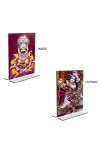 Lord Khatu shyam & Sri Krishna Acrylic T-Style Photo Stand - 11x13 Inches, Compact and Stylish Spiritual Display, easily change 2 photos (Pack of 1)
