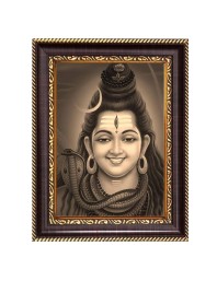 Har Har Mahadev Digital Print Photo 6.7x8.7 inches - Vibrant Religious Wall Art for Home or Office Decor.