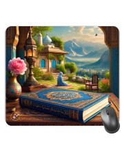 Customized Masjid Picture Sublimation Mouse Pad | 8 X 7.5 Inch | Smooth Cloth Surface | Non-Slip Rubber Base | Personalized Mousepad for Laptop & Desktop (F17205)
