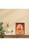 Durga Laminated Photo - 5x7 Inches, Divine Blessings for Home & Office and Temple Decoration