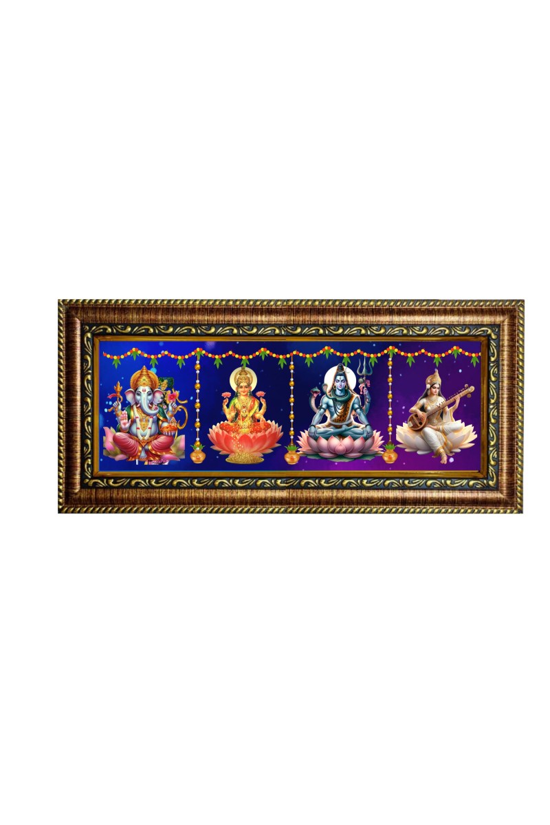 HiTech Sales Hanuman Ji Hugs Lord Sri Ram Ram and Hanuman Photo Frame for Home Decor & Puja,Office,Wall/Table,Study room gifts | PVC Frame & Front Face Glass Religious Frame (10 X 12 inch)