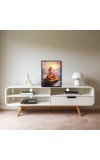Ganesh Laminated Photo - 5x7 Inches, Divine Blessings for Home & Office and Temple Decoration