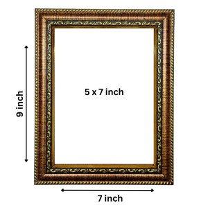 Hi Tech Sales Mahavira Jain Photo Frame for Office, Wall/Table, Study room & living room, gifts | PVC Frame & Front Face - Glass (7 x 9) Hi Tech Sales Mahavira Jain Photo Frame for Office, Wall/Table, Study room & living room, gifts | PVC Frame & Front Face - Glass (7 x 9)