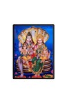 Shiva Family Laminated Photo - 5x7 Inches, Divine Blessings for Home & Office and Temple Decoration