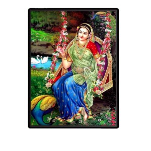 Radha Laminated Photo (9x11 Inches Without glass) Divine Blessings for Table and Walls,Home & Office and Temple Decoration Radha Laminated Photo (9x11 Inches Without glass) Divine Blessings for Table and Walls,Home & Office and Temple Decoration