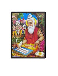 Valmiki Laminated Photo (11x13 Inches Without glass) Divine Blessings for Table and Walls,Home & Office and Temple Decoration