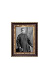 Bankim Chandra Chatterjee Digital Print Photo 6.7x8.7 inches - Vibrant Religious Wall Art for Home, Office and Temple Decor.