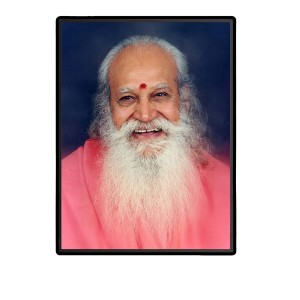 Swami Satchidananda Laminated Photo - 5x7 Inches, Divine Blessings for Home & Office and Temple Decoration