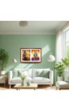 Lord krishna and vishnu Photo Frame - 17x21Inches - Spiritual Artwork for Home Decor, Puja Room and Office Decoration