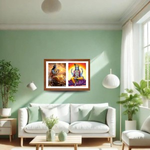 Lord krishna and vishnu Photo Frame - 13x17Inches - Spiritual Artwork for Home Decor, Puja Room and Office Decoration Lord krishna and vishnu Photo Frame - 13x17Inches - Spiritual Artwork for Home Decor, Puja Room and Office Decoration