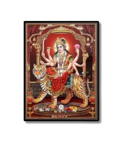 Durga Laminated Photo - 5x7 Inches, Divine Blessings for Home & Office and Temple Decoration