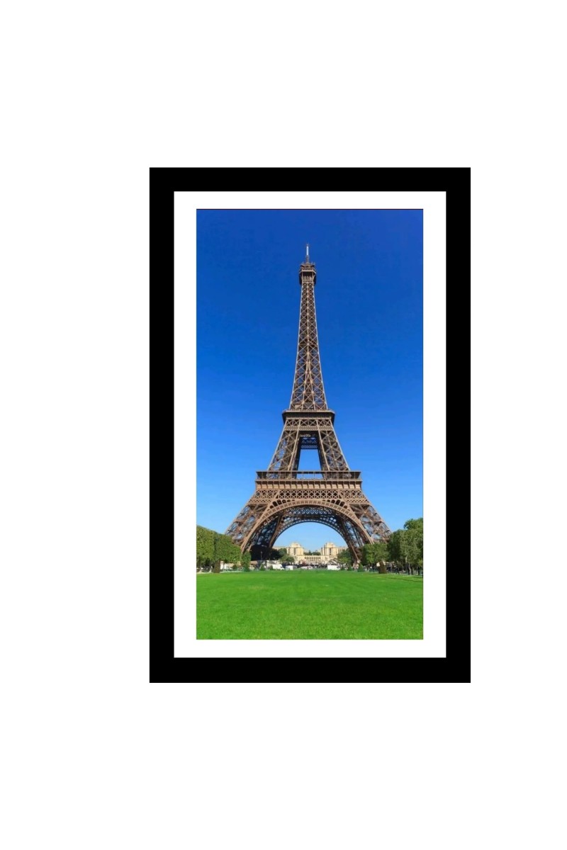Eiffel Tower Colored Photo |Stunning Paris Landmark Wall Art | for Home or OfficeDecoration