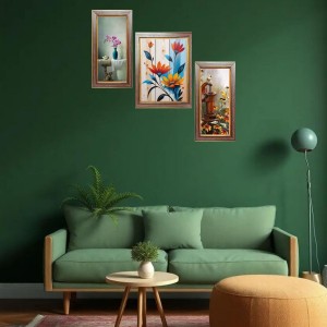 3-Pack Beautiful flower paintings Photo Frames - 2 Pieces 8x15 Inch & 1 Piece 12x15 Inch - Rustic Wall Art for Home & Office Decor - Botanical Wall Hanging for Living Room, Bedroom, or Workspace 3-Pack Beautiful flower paintings Photo Frames - 2 Pieces 8x15 Inch & 1 Piece 12x15 Inch - Rustic Wall Art for Home & Office Decor - Botanical Wall Hanging for Living Room, Bedroom, or Workspace