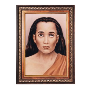 Sri Mahavatar Babaji Color Photo 8x12 Inch - Vibrant Religious Wall Art for Home or Office Decor.