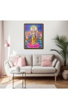 Vishnu Laminated Photo - 11x13 Inches, Divine Blessings for Home & Office and Temple Decoration