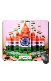 Customized Beautiful India View Picture Sublimation Mouse Pad | 8 X 7.5 Inch | Smooth Cloth Surface | Non-Slip Rubber Base | Personalized Mousepad for Laptop & Desktop (F17392)