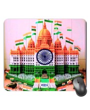 Customized Beautiful India View Picture Sublimation Mouse Pad | 8 X 7.5 Inch | Smooth Cloth Surface | Non-Slip Rubber Base | Personalized Mousepad for Laptop & Desktop (F17392)