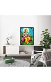 Ram Laminated Photo (7x9 Inches Without glass) Divine Blessings for Table and Walls,Home & Office and Temple Decoration