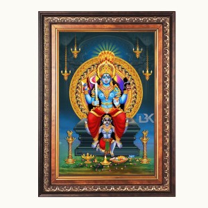 Shri Maa Bhadrakali Color Photo 10x14 Inch - Vibrant Religious Wall Art for Home or Office Decor.